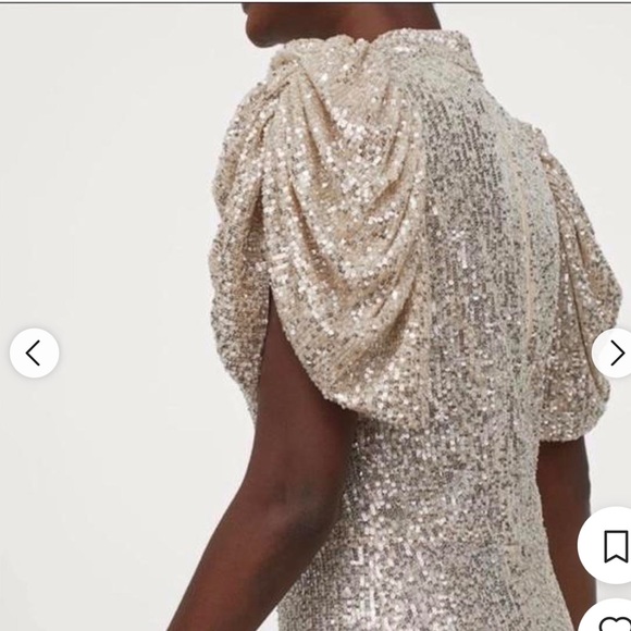 COPY - NWT H&M Sequin Dress, Size S - Picture 12 of 13
